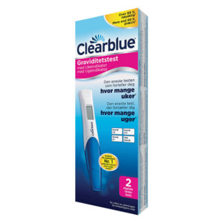 Clearblue Digital Graviditetstest med ugeindikator - 1 stk. - 2 stk. pk.