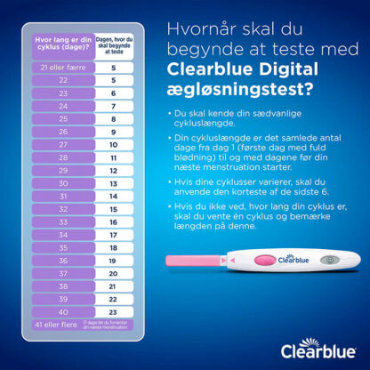 Clearblue digital ægløsningstest