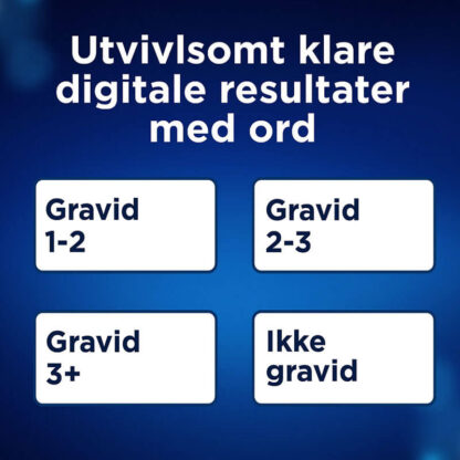 Clearblue graviditetstest med ugeindukator