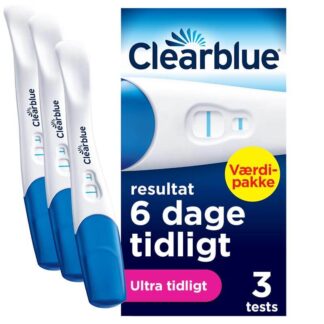 Clearblue Ultra Tidligt graviditetstest – 3 stk